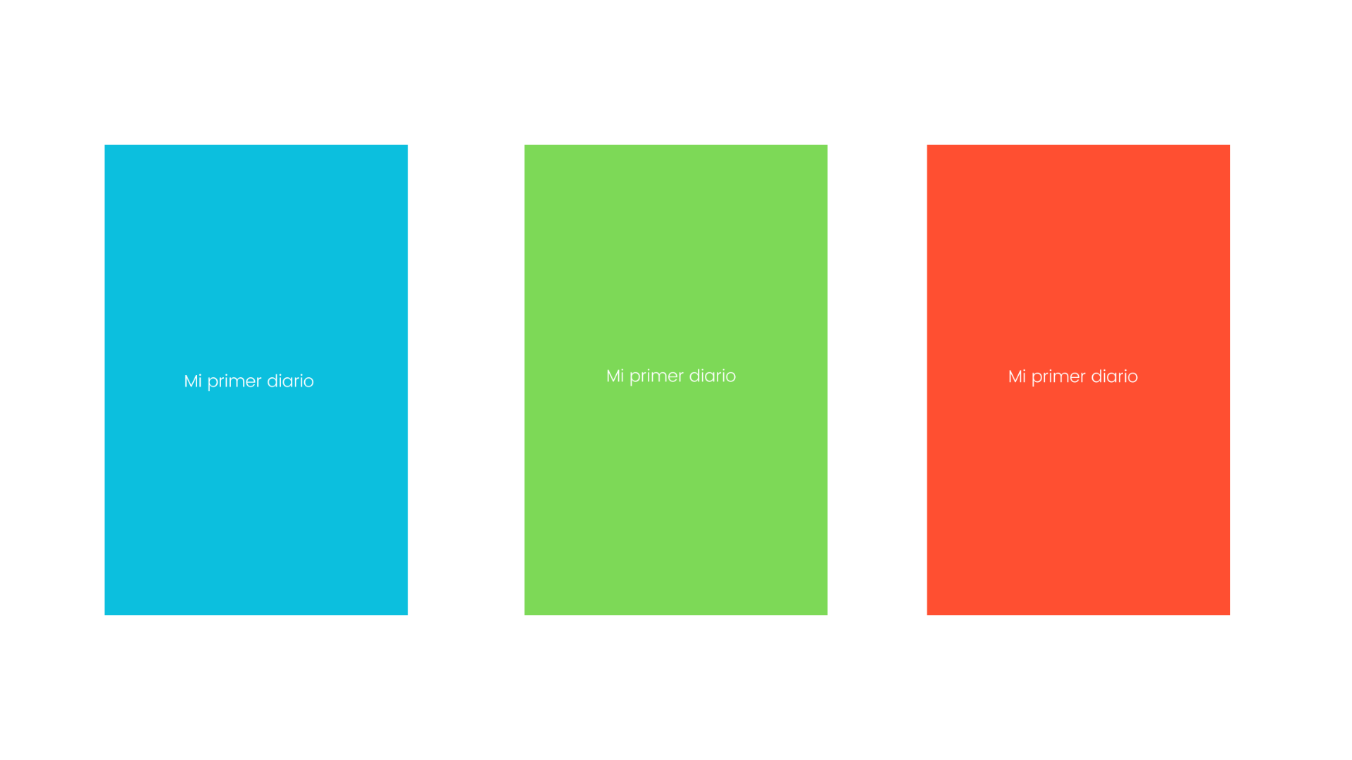 Ejemplos de diario básico