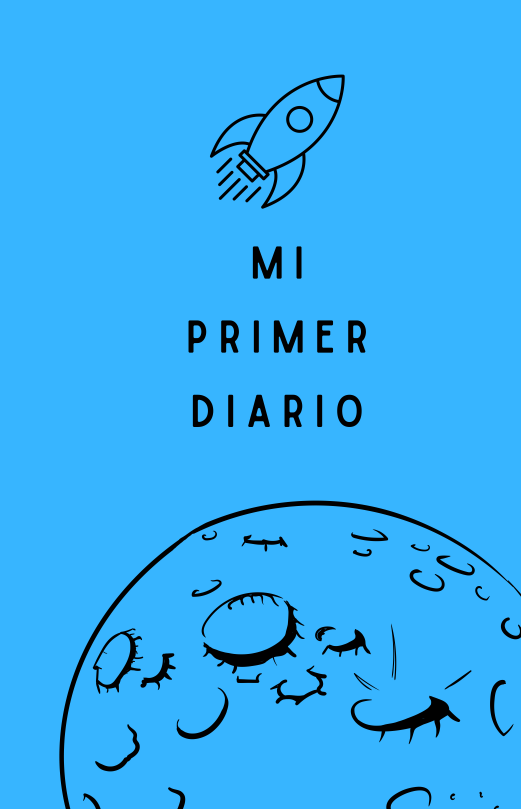Mi primer diario (infantil-cohete-azul)